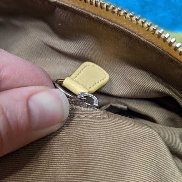 Yellow Coach Handbag - Picture 6 of 8